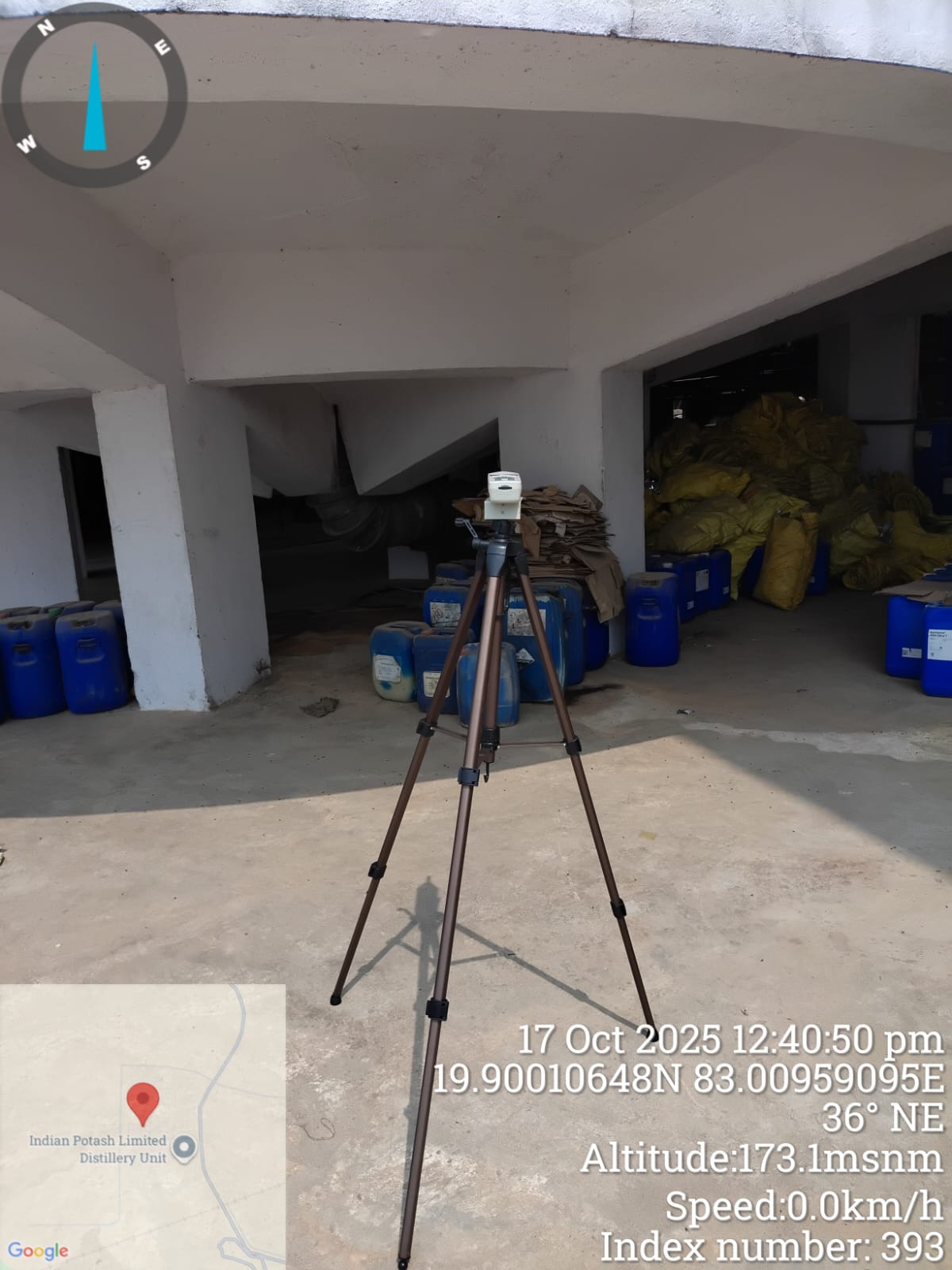 Climate data recording in field station